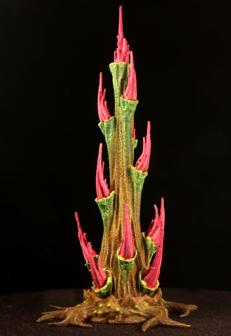 Tabletop Plant: “Rhododendron Nostril 3” ( Alien Vegetation 27 ) 3D Printer Model