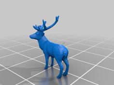 Geometric Deer 3D Printer Model