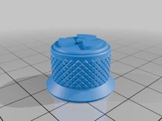 Radioactive Volume Potentiometer Knob 3D Printer Model