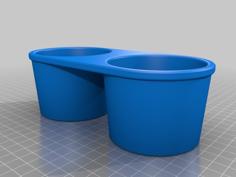 VW Caddy Cupholder Insert 3D Printer Model