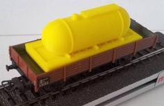 Fuel Tank For HO Model Train 3D Printer Model