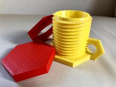 BoltNut Cup 3D Printer Model