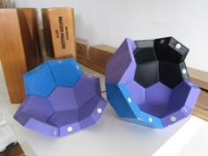 Pentagonal Icositetrahedron Magnetic Tile 3D Printer Model