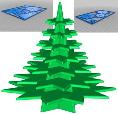 Chrismas Tree Desk Kit 3D Printer Model