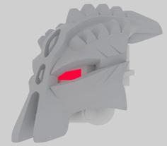 Kanohi Crast, Great Mask Of Repulsion (Makuta Variant) 3D Printer Model