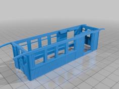 37 Foot 1880s Mail Car (HO Scale) 3D Printer Model