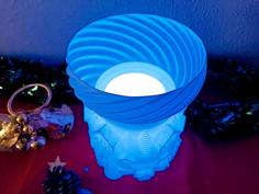 Christmas Lamp (Vase Mode) + Bowl 3D Printer Model