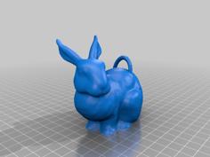 Stanford Bunny Christmas Bauble 3D Printer Model