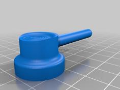 Compressed Air Nozzle With Straw 3D Printer Model