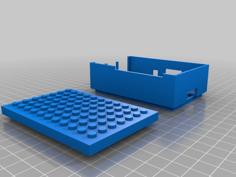 Raspberry Pi B+ / 2 LEGO® Compatible Case. 3D Printer Model