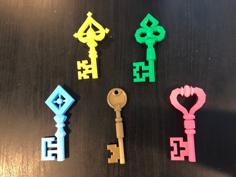 Luigi’s Mansion Keys 3D Printer Model