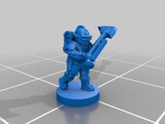 Solar Commandos With Axes 3D Printer Model