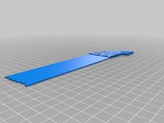 Stark Direwolf Sigil Bookmark – Fixed Model Errors 3D Printer Model