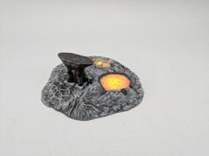 28mm Fire Giant’s Forge 3D Printer Model