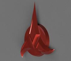 Klingon Logo 3D Printer Model