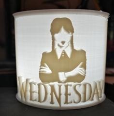 Teacandle Light Lamp Wednesday Addams 2022 3D Printer Model