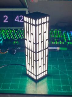 Death Star Wall Panel Lamp 3D Printer Model