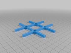 Tic Tac Toe Magnet Board 3D Printer Model