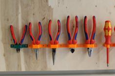 Knipex Pliers Compatible Wall Mount 3D Printer Model