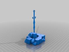 Sword In Stone Statue 3D Printer Model