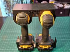 Dewalt 20v Drill Driver Holder 3D Printer Model