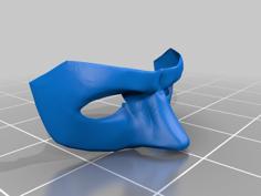 Green Lantern Face Mask 3D Printer Model