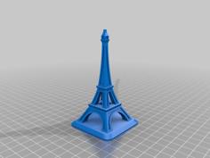 Simple Eiffel Tower 3D Printer Model