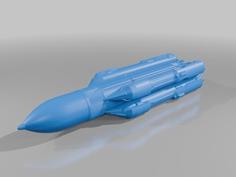 Energia (11K25) Heavy Lift Launch Vehicle 3D Printer Model