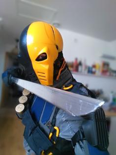 Deathstroke’s Mask + Cosplay Parts 3D Printer Model