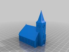 Church With Tactile Elements For Education For VI 3D Printer Model