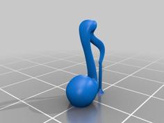 Music Note 3D Printer Model