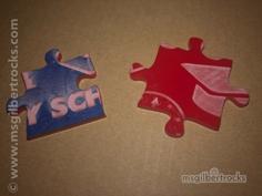 Laser Cut Acrylic Puzzle 3D Printer Model