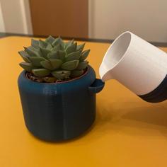 Root Watering Plant Pot 3D Printer Model