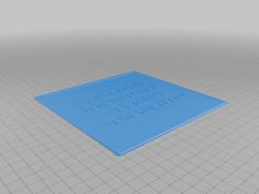 Life Coach Sign 3D Printer Model