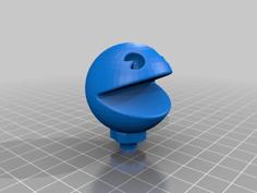 Pacman Extruder Knob 3D Printer Model