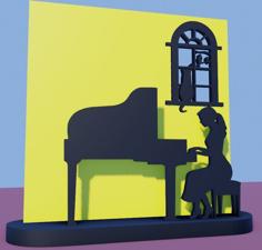 Pianist 3D Printer Model