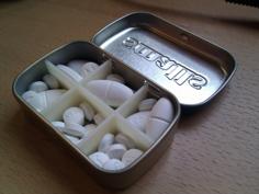 Pill Box Insert For Altoids Tins 3D Printer Model