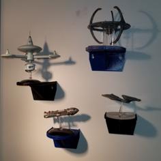 Display Shelf For Eaglemoss’ Star Trek Starship Collection 3D Printer Model