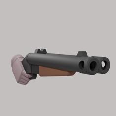 28mm Super Boltgun 3D Printer Model