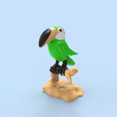 Toucan Kawaii 3D Printer Model