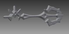 Aqua’s Rainfell Keyblade 3D Printer Model