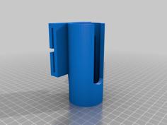 Fishing Rod Holder Belt Clip (horizontal) 3D Printer Model