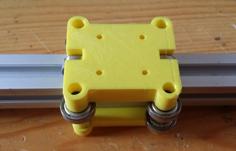 Bearing Slider For 2020 Aluminium Rod 3D Printer Model