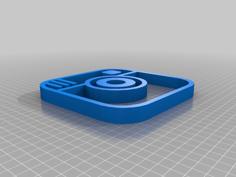 Instagram Logo 3D Printer Model