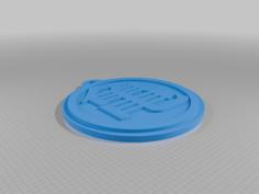 Muten Roshi/Kame Sennin Logo Keychain 3D Printer Model