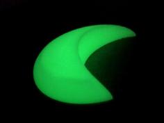 Glow In The Dark Crescent Moon – Flat Bottom 3D Printer Model