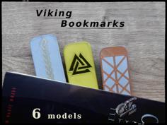 Viking Bookmarks Set 3D Printer Model