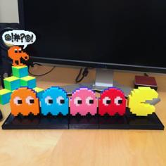 PACMAN CHASER Mechanical Toy 3D Printer Model