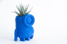 Minion Stone Age Planter 3D Printer Model