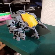 Invictor Tactical Warsuit Closed Cockpit 3D Printer Model